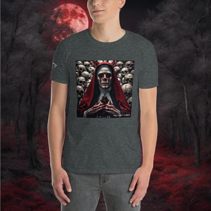 Spooky Nun Short-Sleeve Unisex T-Shirt