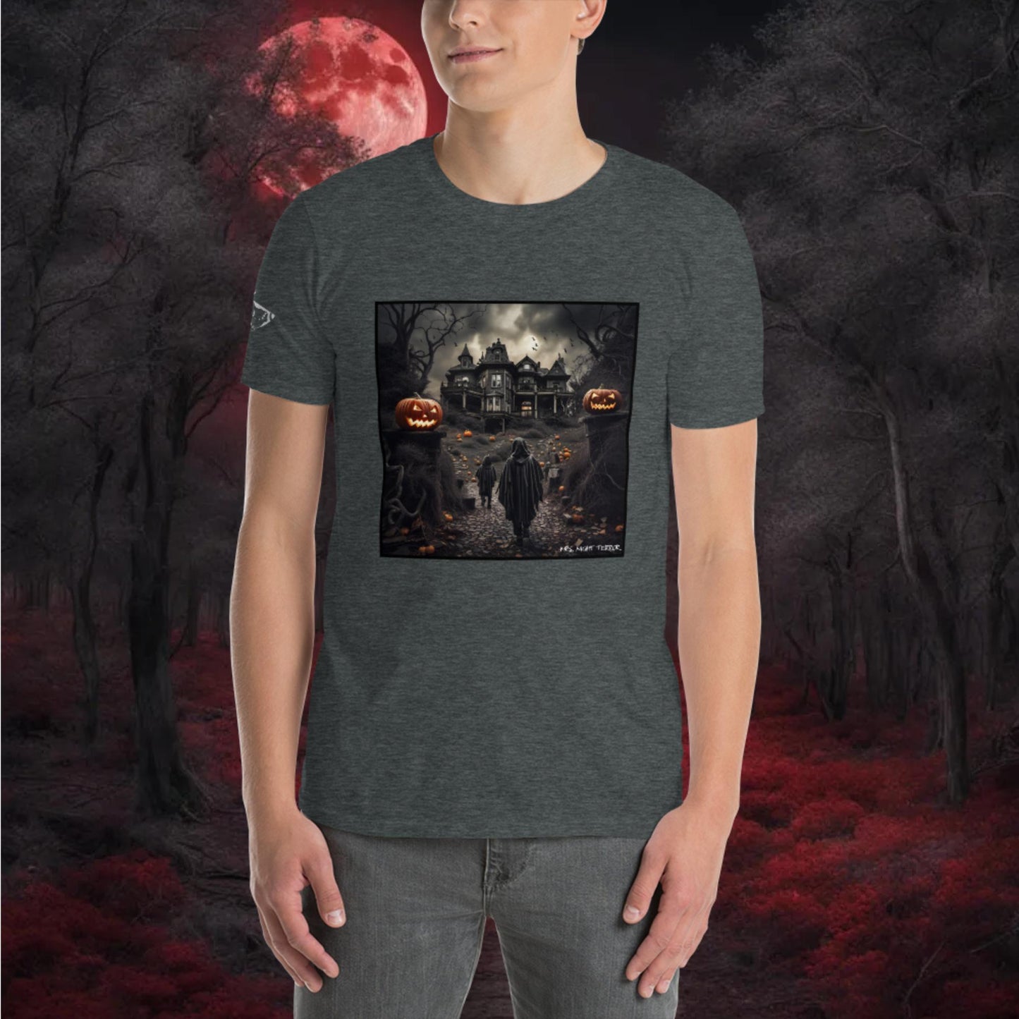 Haunted House Short-Sleeve Unisex T-Shirt