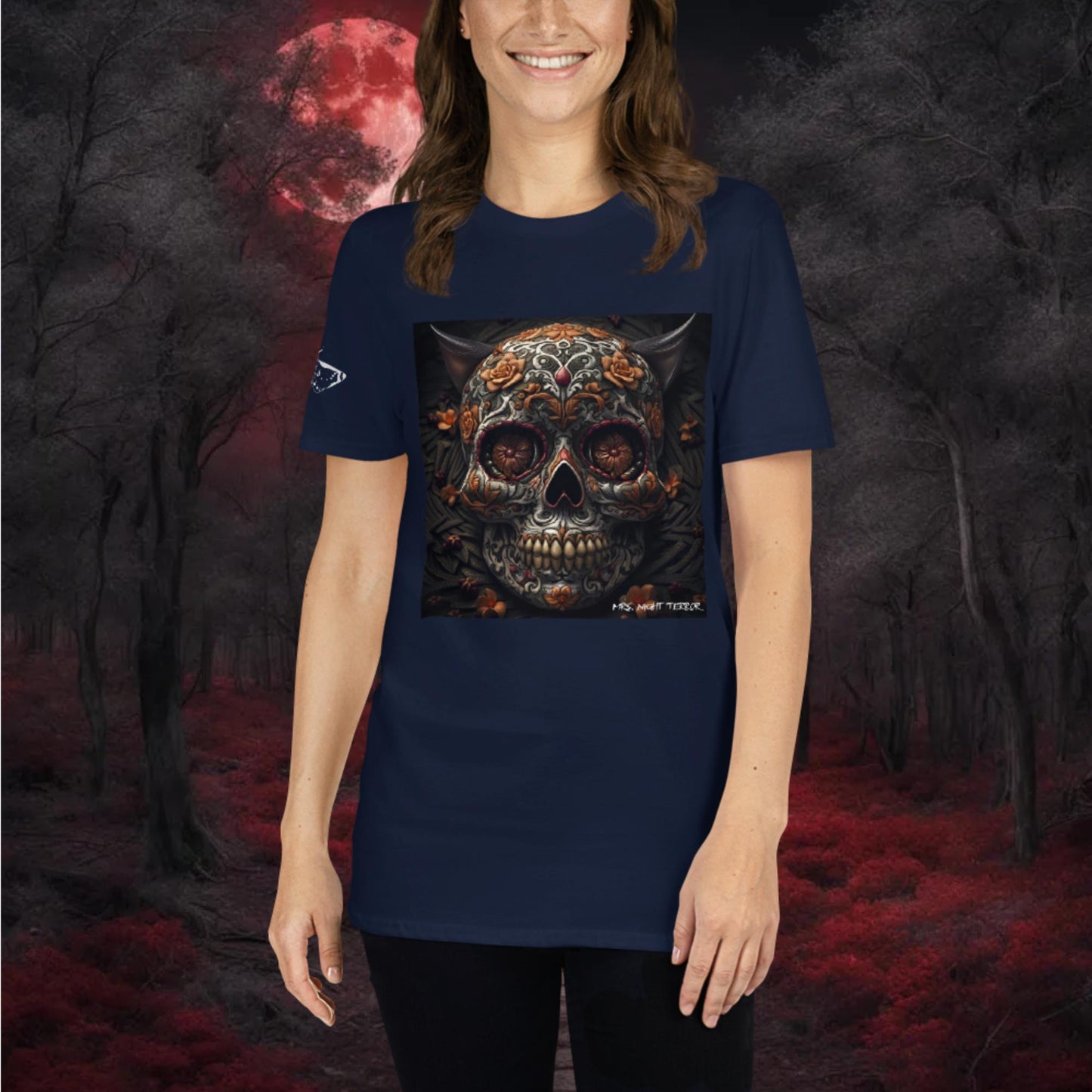 Sugar Skull Short-Sleeve Unisex T-Shirt